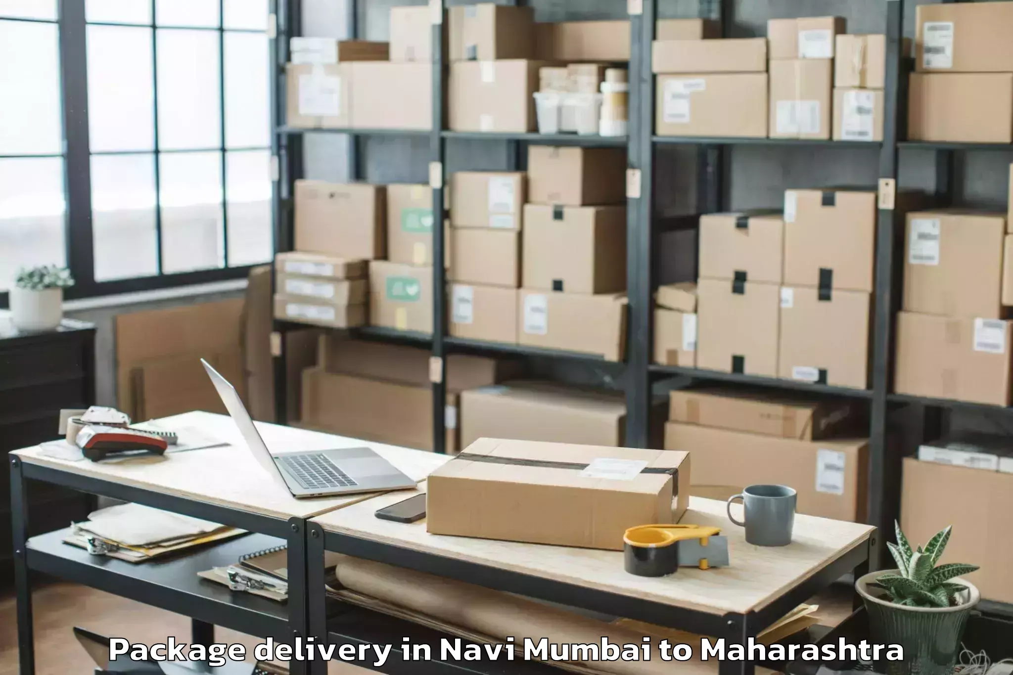 Affordable Navi Mumbai to Nawapur Package Delivery